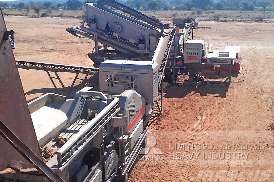 Liming 150 tph hard rock crushing screening plant Mobile crushers