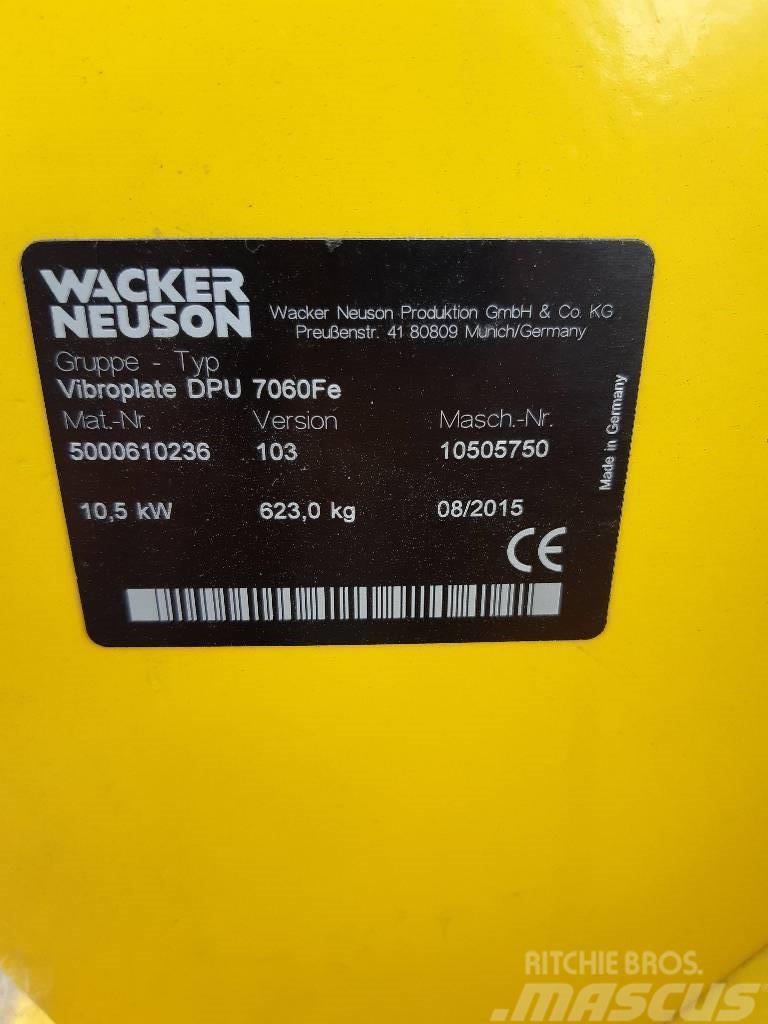 Wacker Neuson DPU 7060 Fe Vibrator compactors