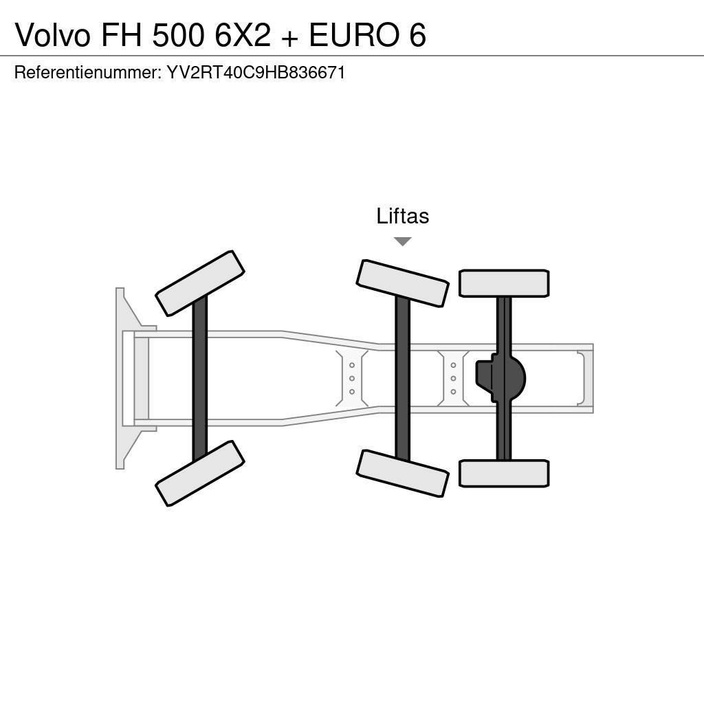 Volvo FH 500 6X2 + EURO 6 Truck Tractor Units