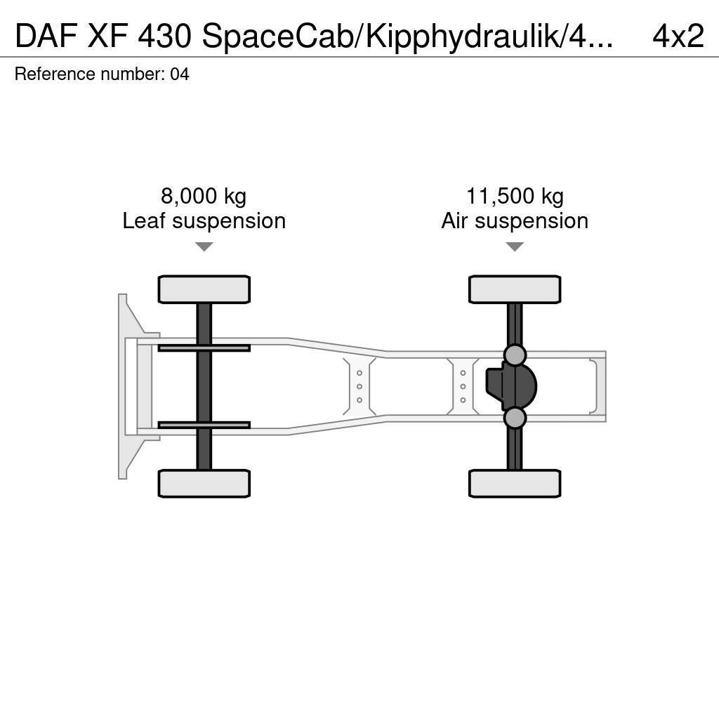 DAF XF 430 SpaceCab/Kipphydraulik/452 tkm/Euro 6 Truck Tractor Units