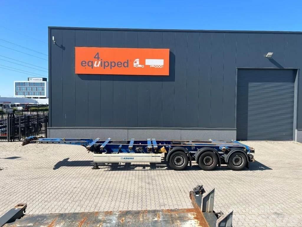 Krone 45FT HC, SAF DISC (INTRADISC), liftaxle (on 3rd ax Containerframe/Skiploader semi-trailers