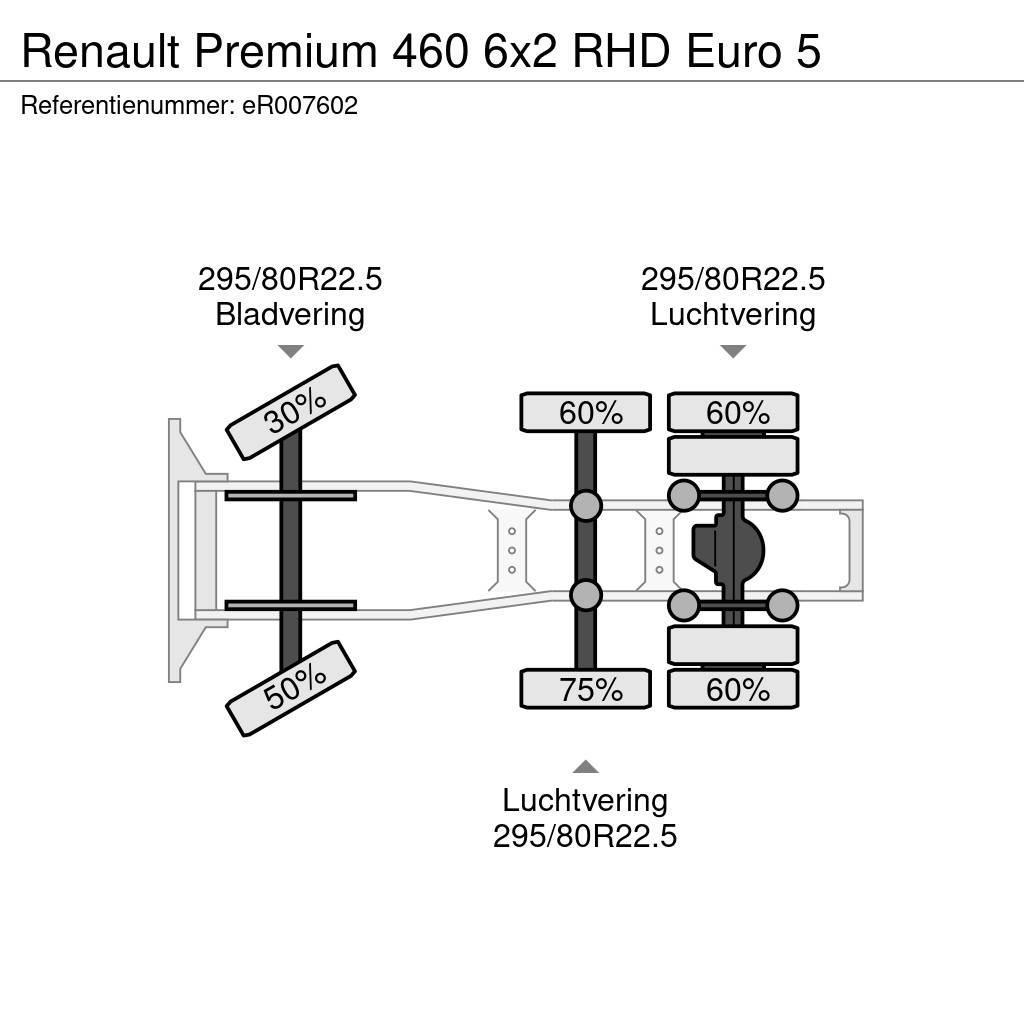 Renault Premium 460 6x2 RHD Euro 5 Truck Tractor Units