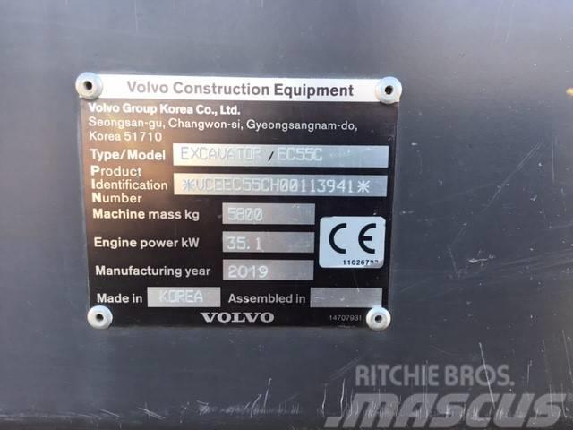 Volvo EC 55 C Mini excavators < 7t