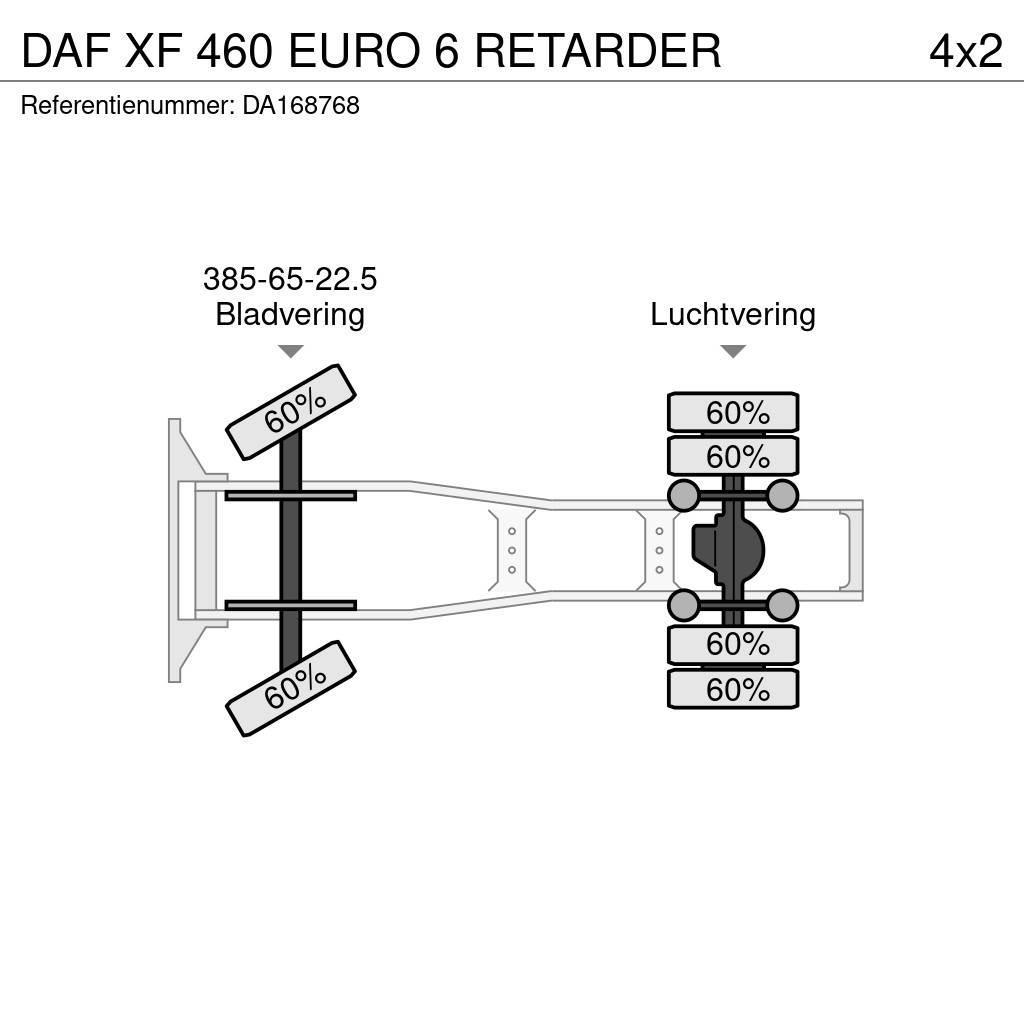 DAF XF 460 EURO 6 RETARDER Truck Tractor Units