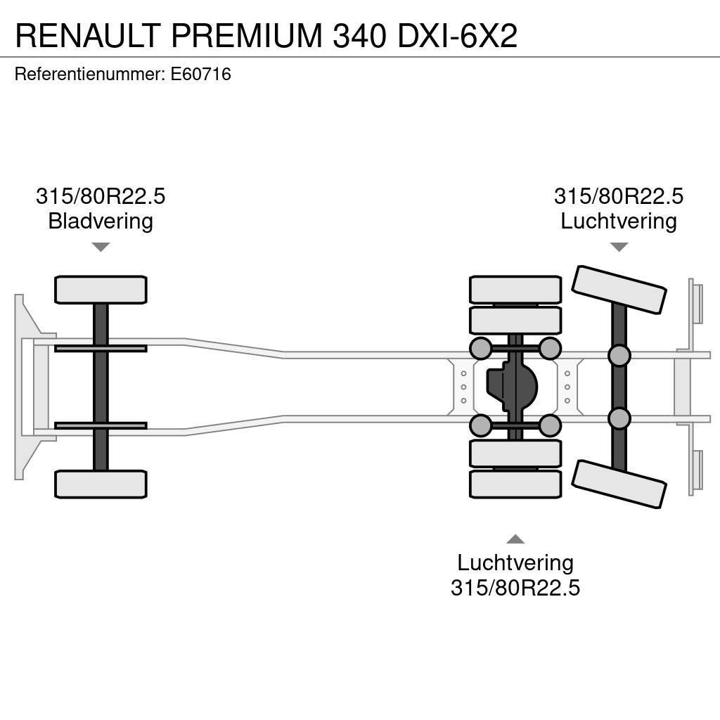 Renault PREMIUM 340 DXI-6X2 Van Body Trucks