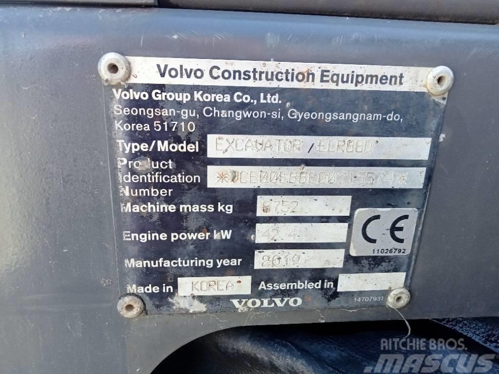 Volvo ECR 88 D Midi excavators  7t - 12t
