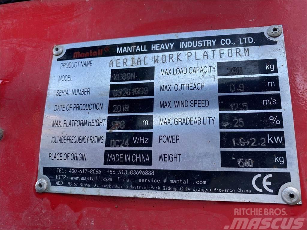 Mantall XE80N Scissor lifts