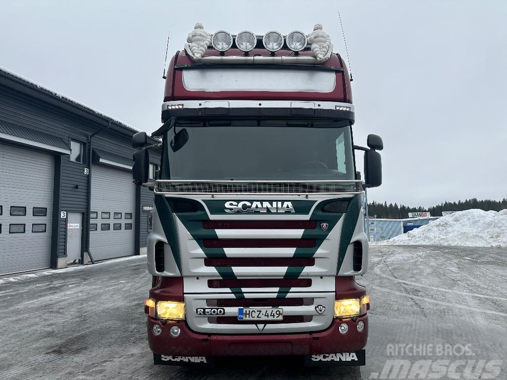 Scania R500 6x2 hiab nosturilla Truck Tractor Units