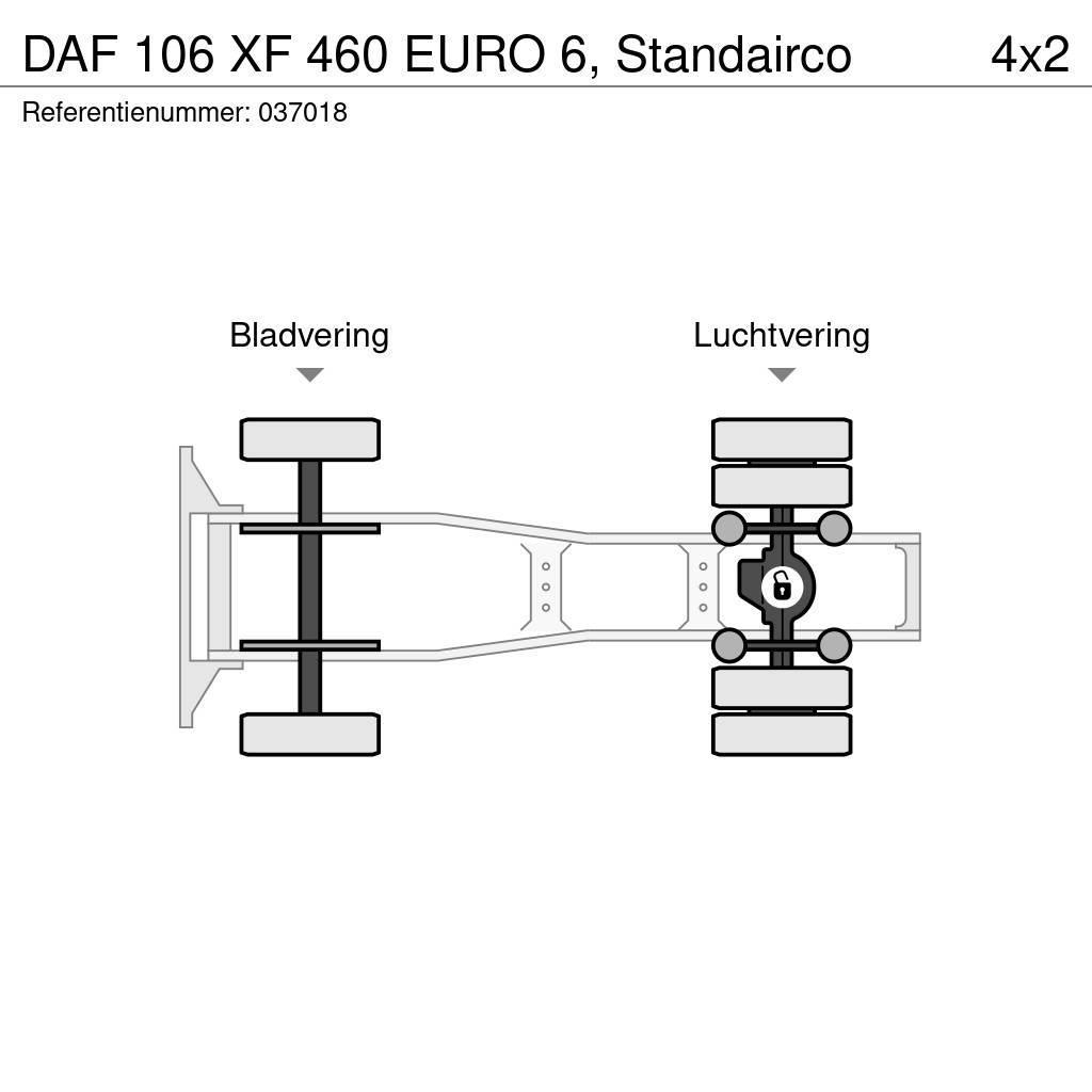 DAF 106 XF 460 EURO 6, Standairco Truck Tractor Units
