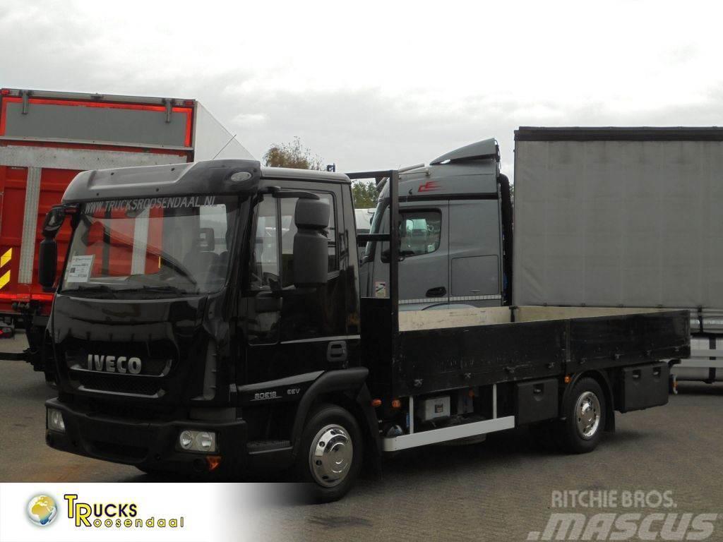 Iveco Eurocargo 80.18 + Euro 5 + Manual+ LOW KLM + Disco Flatbed/Dropside trucks