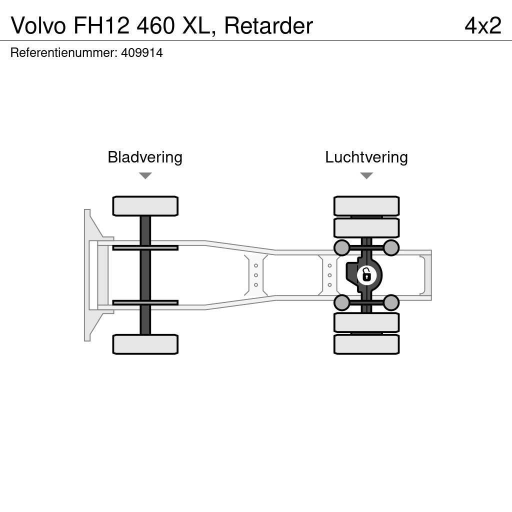 Volvo FH12 460 XL, Retarder Truck Tractor Units
