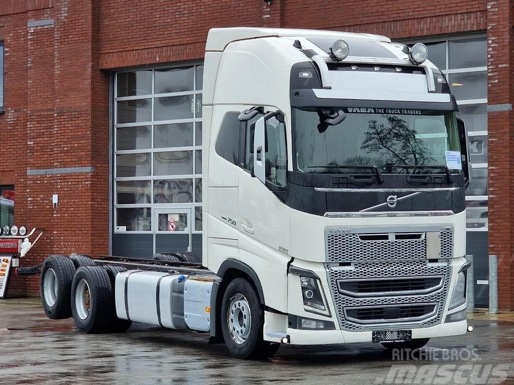 Volvo FH 16.750 Globetrotter XL 6x2 chassis - Retarder - Chassis Cab trucks