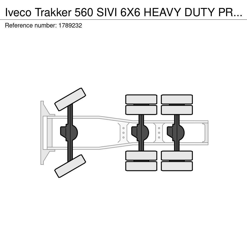 Iveco Trakker 560 SIVI 6X6 HEAVY DUTY PRIME MOVER 275 TO Truck Tractor Units