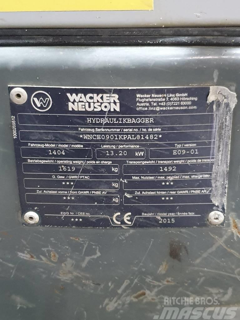 Wacker Neuson 1404 (E09-01) Mini excavators < 7t