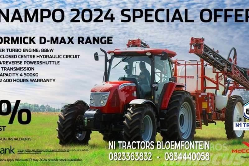 McCormick NAMPO 2024 SPECIAL McCORMICK D-MAX RANGE Tractors