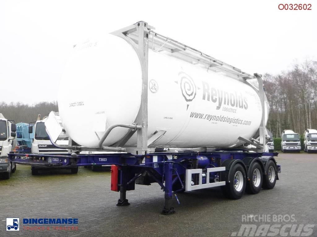 M & G 3-axle container trailer 20-30 ft Containerframe/Skiploader semi-trailers