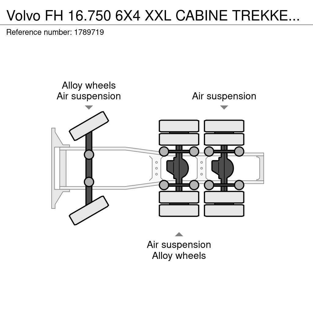 Volvo FH 16.750 6X4 XXL CABINE TREKKER/SZM/TRACTOR Truck Tractor Units