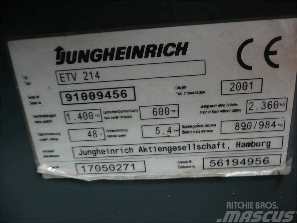 Jungheinrich ETV 214 600 DZ Reach truck