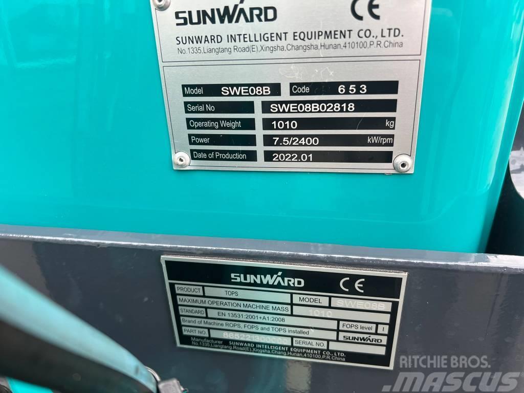 Sunward SWE08B minikraan Mini excavators < 7t