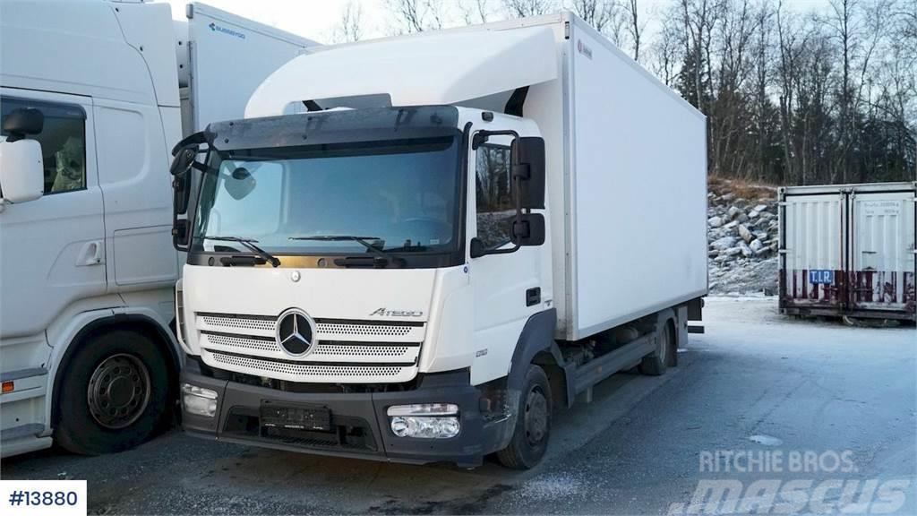 Mercedes-Benz Atego 818 box truck. Van Body Trucks