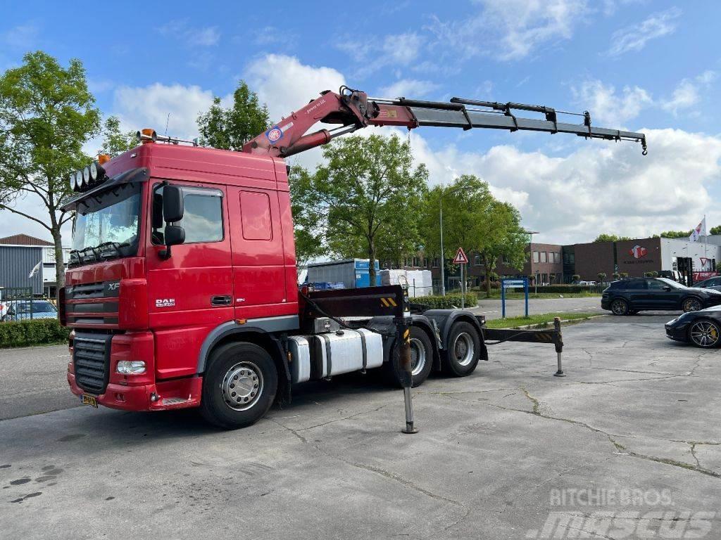 DAF XF 105.460 6X4 EURO 5 + HMF 4220 K6 + REMOTE CONTR Truck Tractor Units
