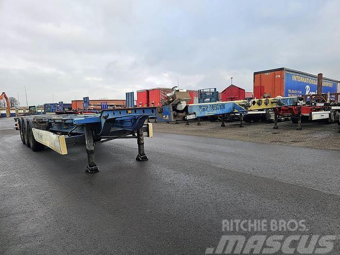 Krone Sd 27 | All connections | Rear slider Containerframe/Skiploader semi-trailers