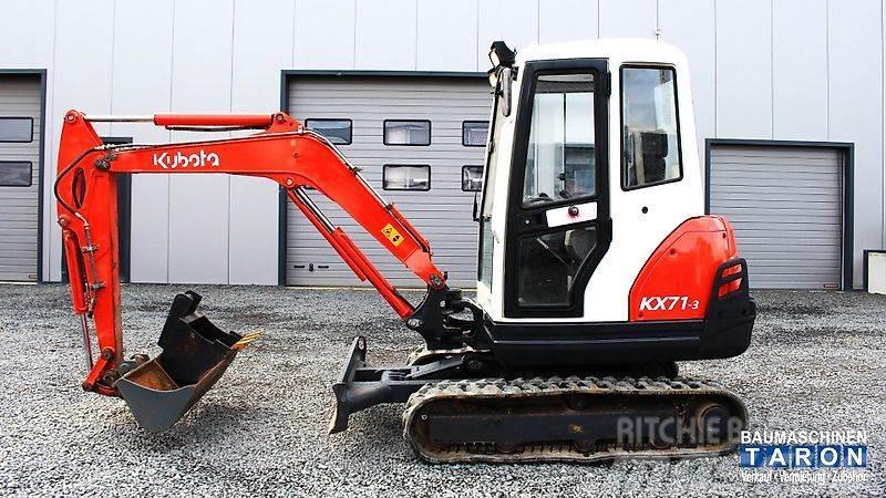 Kubota KX71-3 (wie KX61-3 TB228 2503 U25-3 U27-4) Mini excavators < 7t