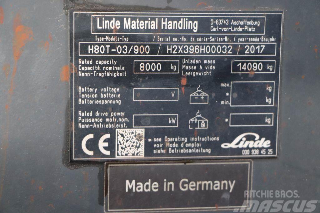 Linde H80T-03/900 LPG trucks