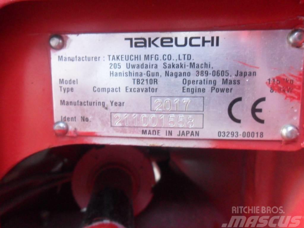 Takeuchi TB210R Mini excavators < 7t