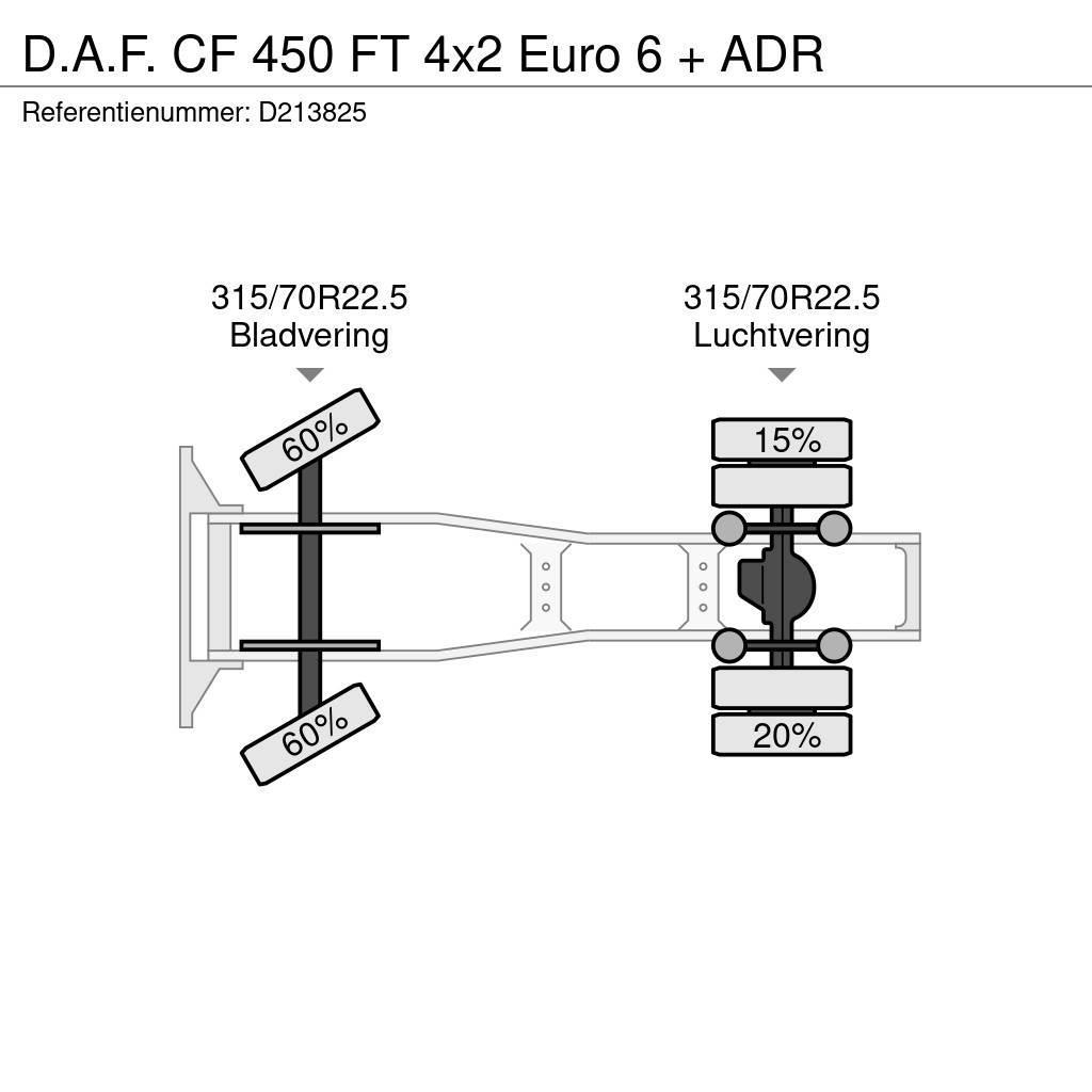 DAF CF 450 FT 4x2 Euro 6 + ADR Truck Tractor Units