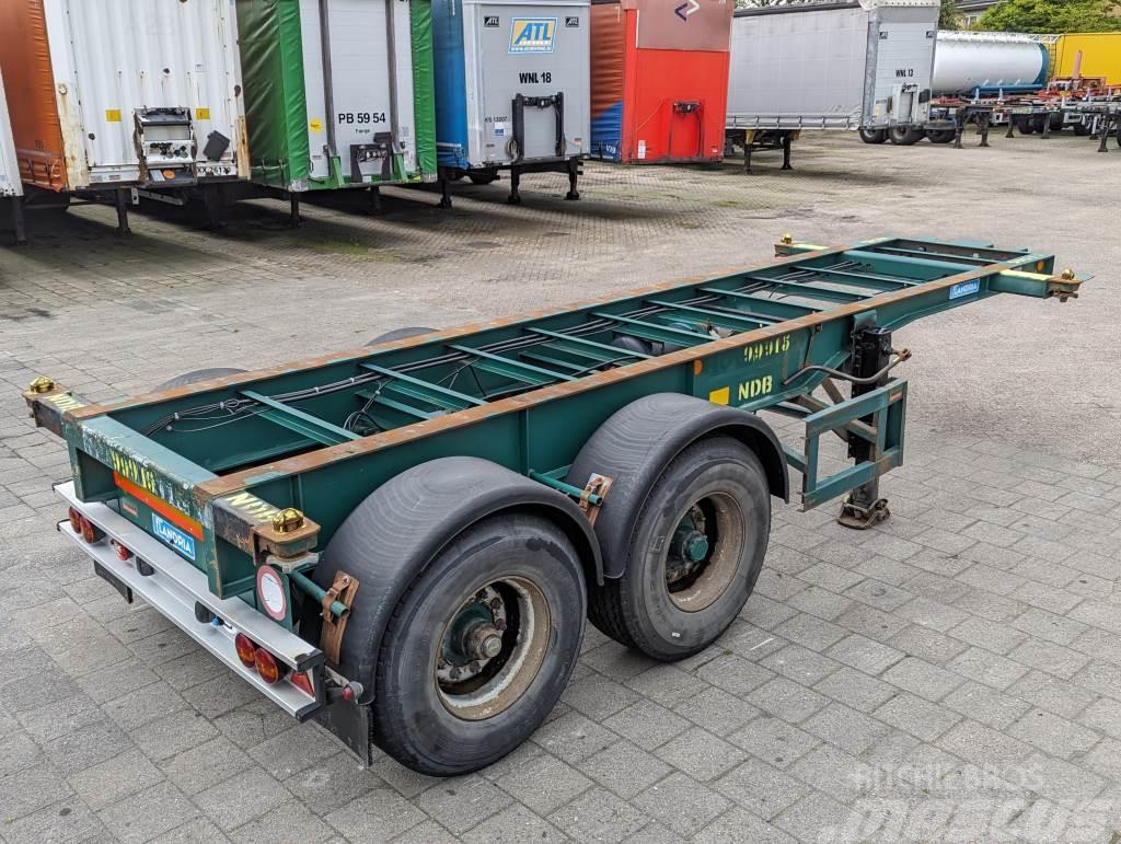  Flandria OP CC 2A 20FT 2-Assen ROR - DrumBrakes - Containerframe/Skiploader semi-trailers