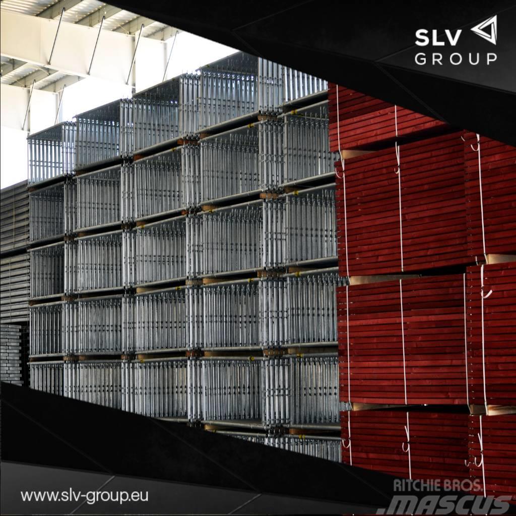  SLV Group Plettac 750 square meters welded platfor Scaffolding equipment