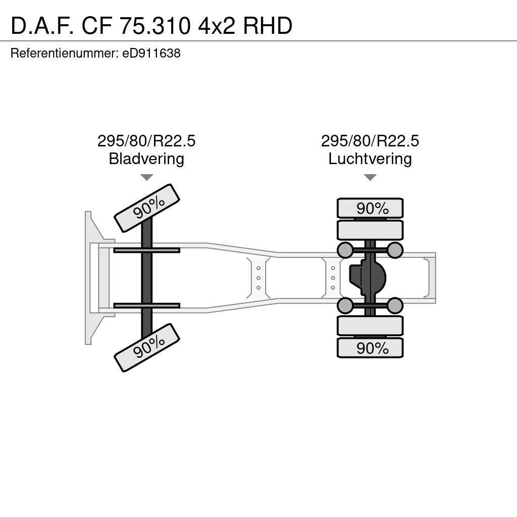 DAF CF 75.310 4x2 RHD Truck Tractor Units