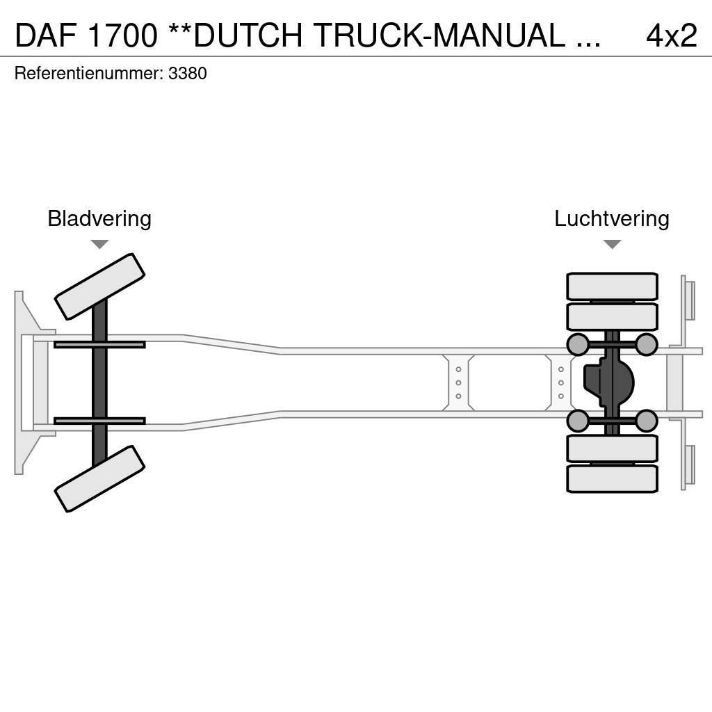 DAF 1700 **DUTCH TRUCK-MANUAL PUMP** Van Body Trucks