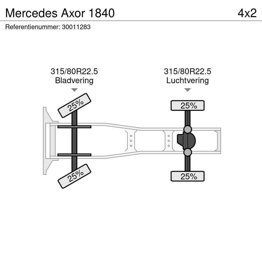 Mercedes-Benz Axor 1840 Truck Tractor Units