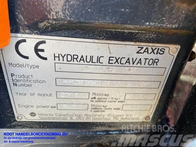 Hitachi ZX 10U-2 Hitachi 1620 uren! Mini excavators < 7t