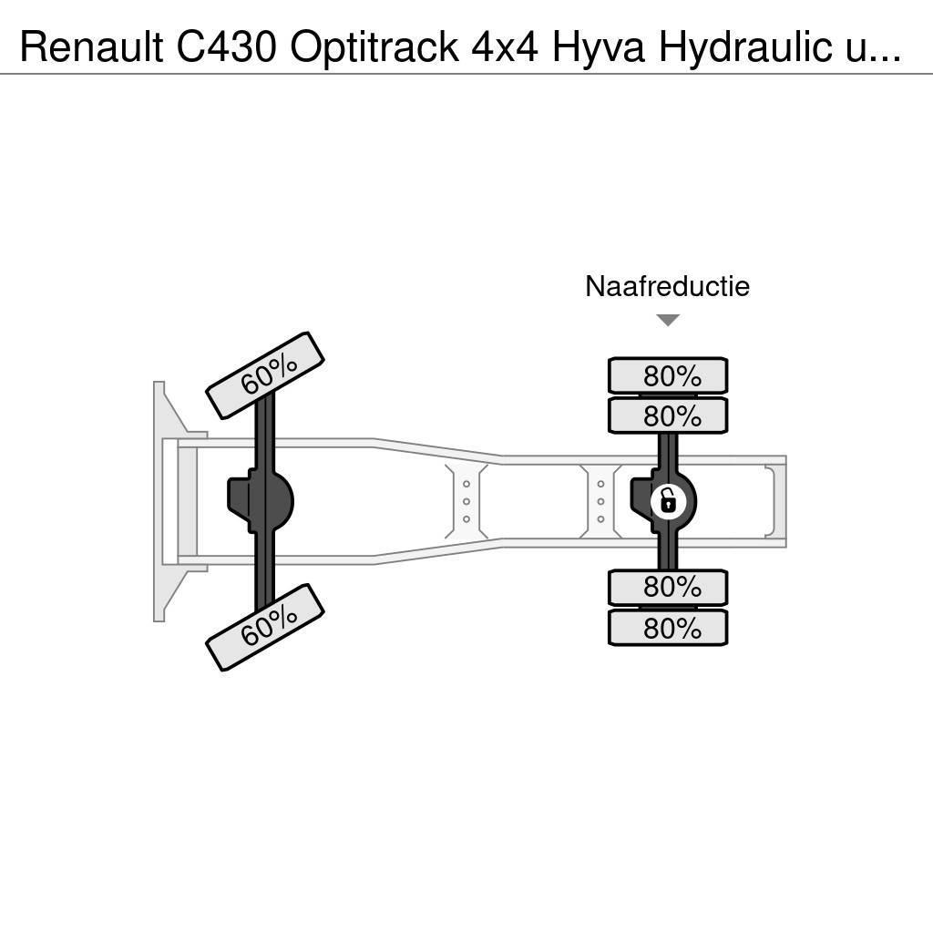 Renault C430 Optitrack 4x4 Hyva Hydraulic unit Euro6 *** O Truck Tractor Units