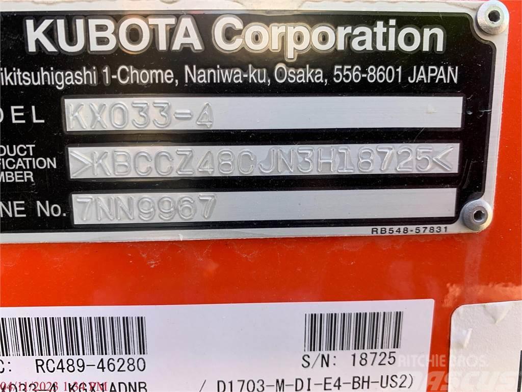 Kubota KX033-4 Mini excavators < 7t