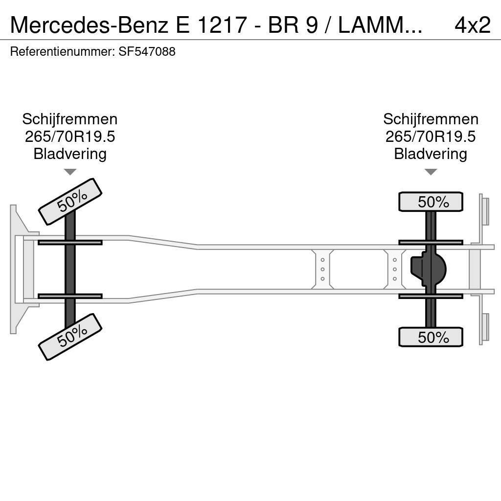 Mercedes-Benz E 1217 - BR 9 / LAMMES - BLATT - SPRING / EFFER KR Flatbed/Dropside trucks