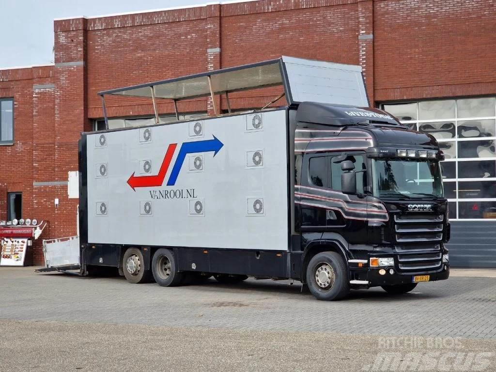 Scania R400 6x2*4 Highline - Cuppers 3 deck livestock - V Livestock carrying trucks