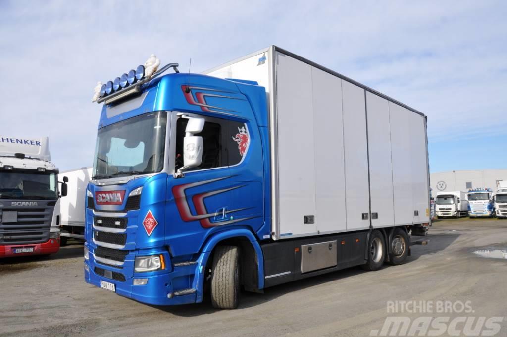 Scania R580 6X2*4MNB Van Body Trucks