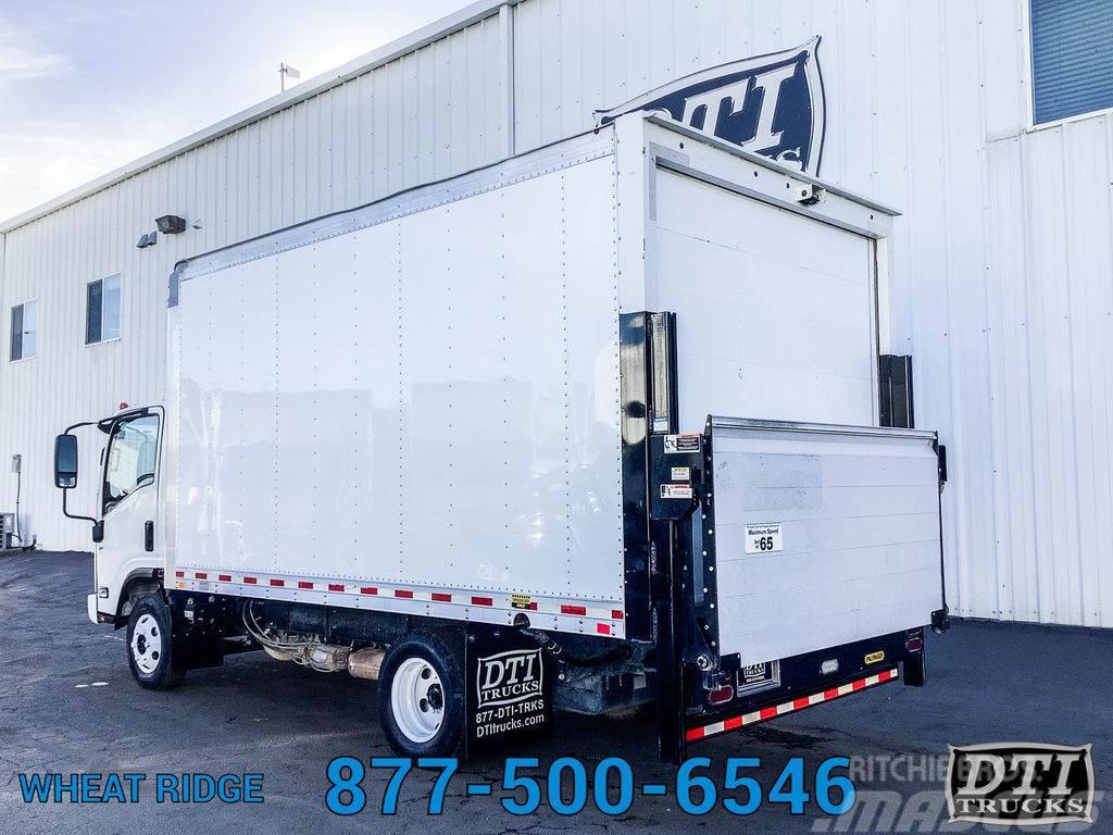 Isuzu NPR 14'L Box Truck, Gas, Auto Transmission, 1,600  Van Body Trucks