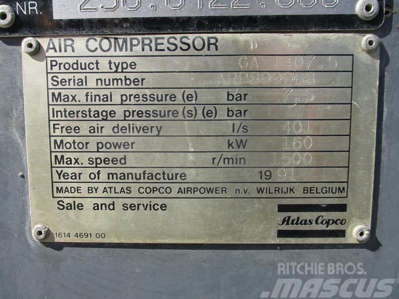 Atlas Copco GA 1407 Compressors
