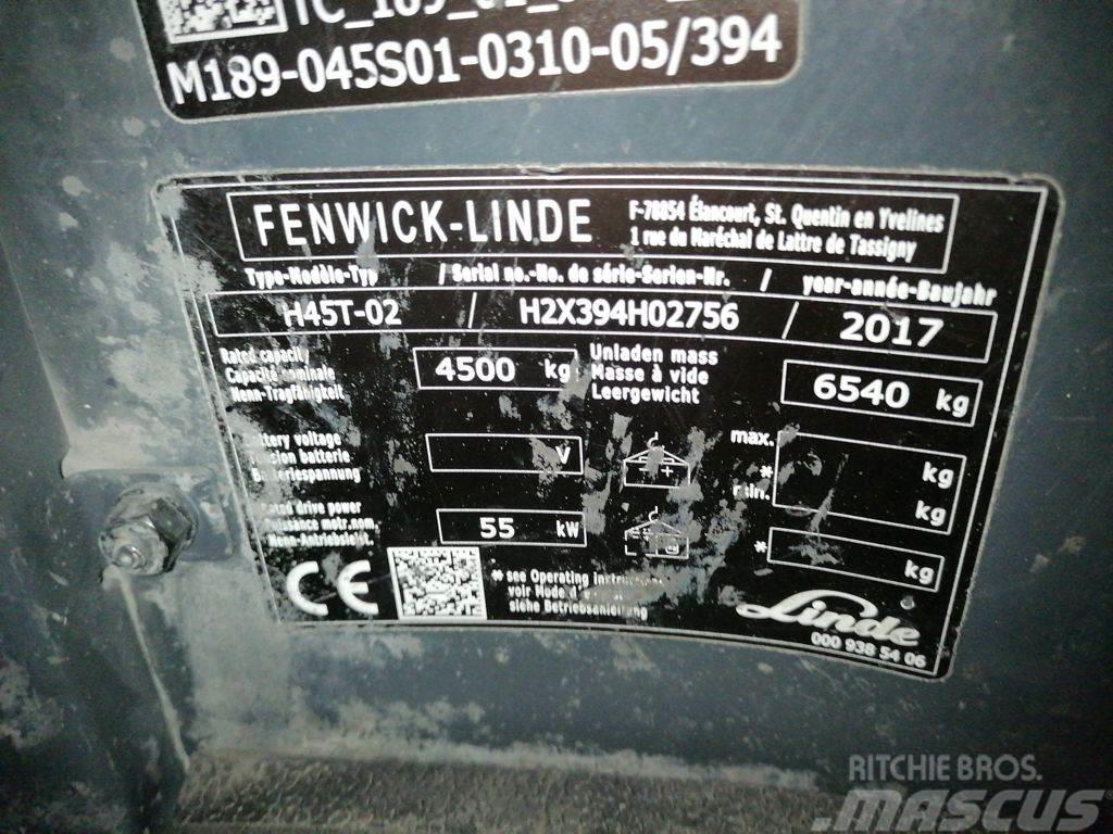 Linde H45T-02 LPG trucks