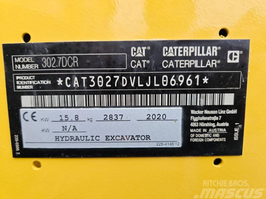 CAT 302.7 Mini excavators < 7t