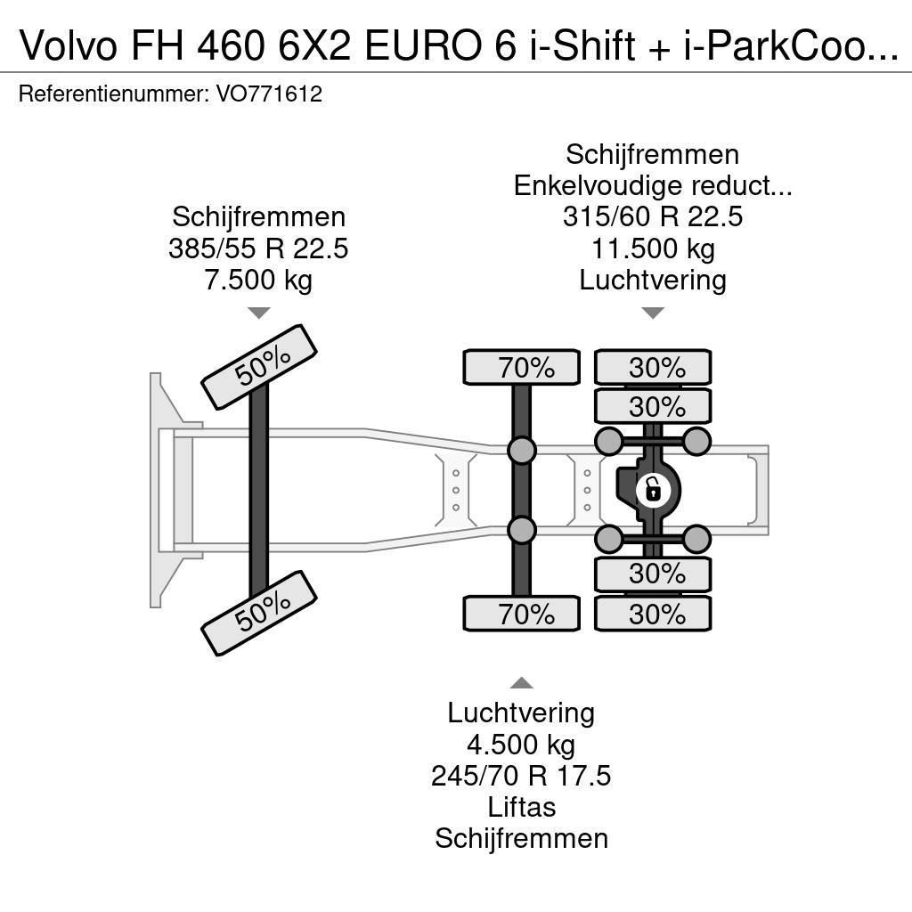 Volvo FH 460 6X2 EURO 6 i-Shift + i-ParkCool + TIPPER HY Truck Tractor Units