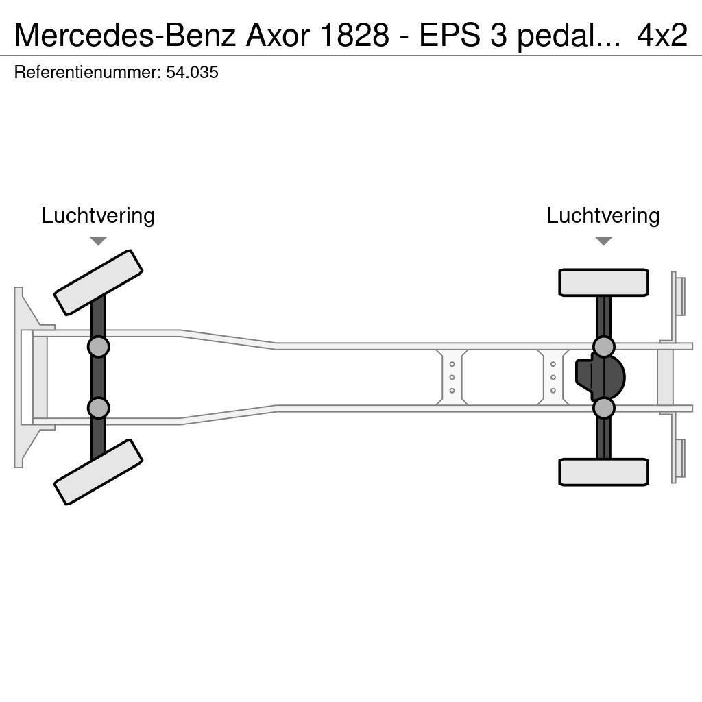 Mercedes-Benz Axor 1828 - EPS 3 pedal - Box Folding system - 54. Van Body Trucks