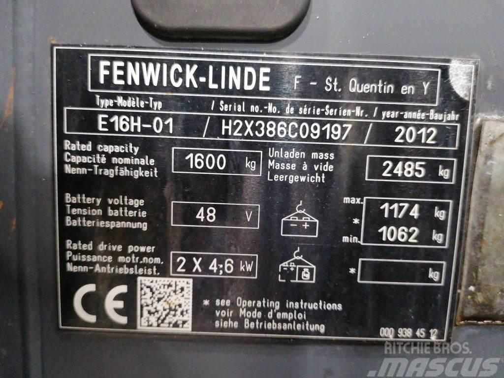 Linde E16H-01 Electric forklift trucks