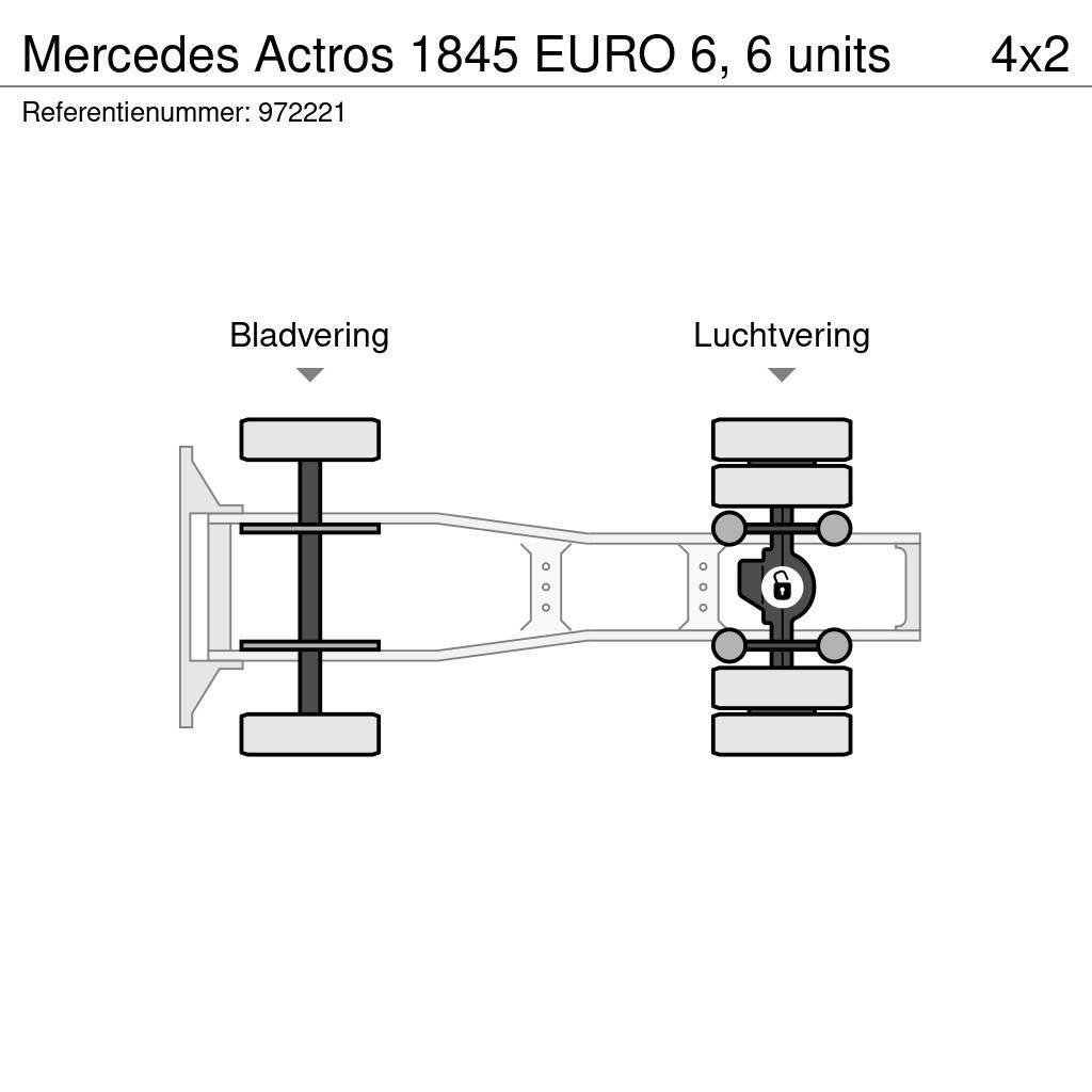 Mercedes-Benz Actros 1845 EURO 6, 6 units Truck Tractor Units