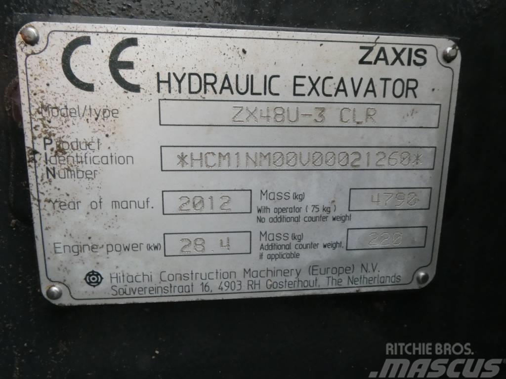Hitachi ZX 48 U-3 Mini excavators < 7t